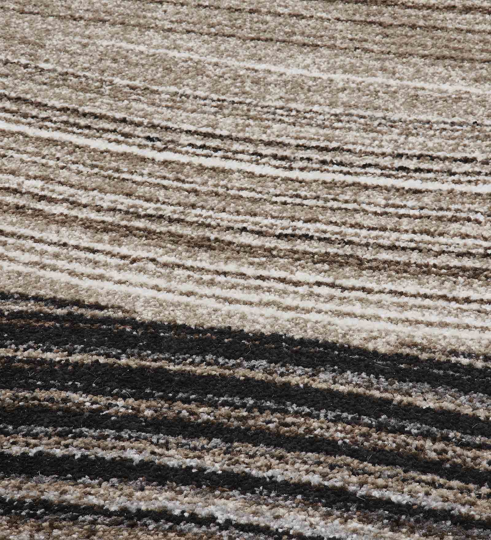 Diamond Abstract Machine Made Carpet Brown