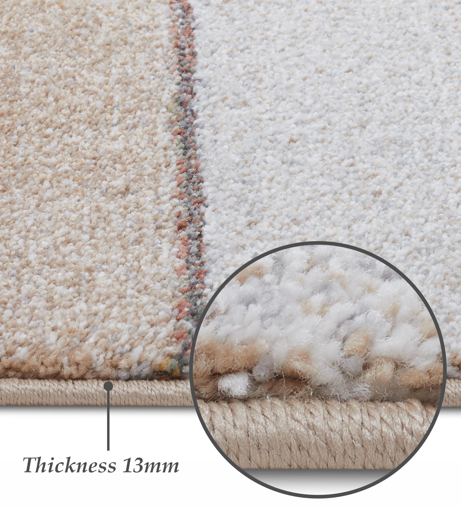 Diamond Polypropylene Abstract Carpet Multi