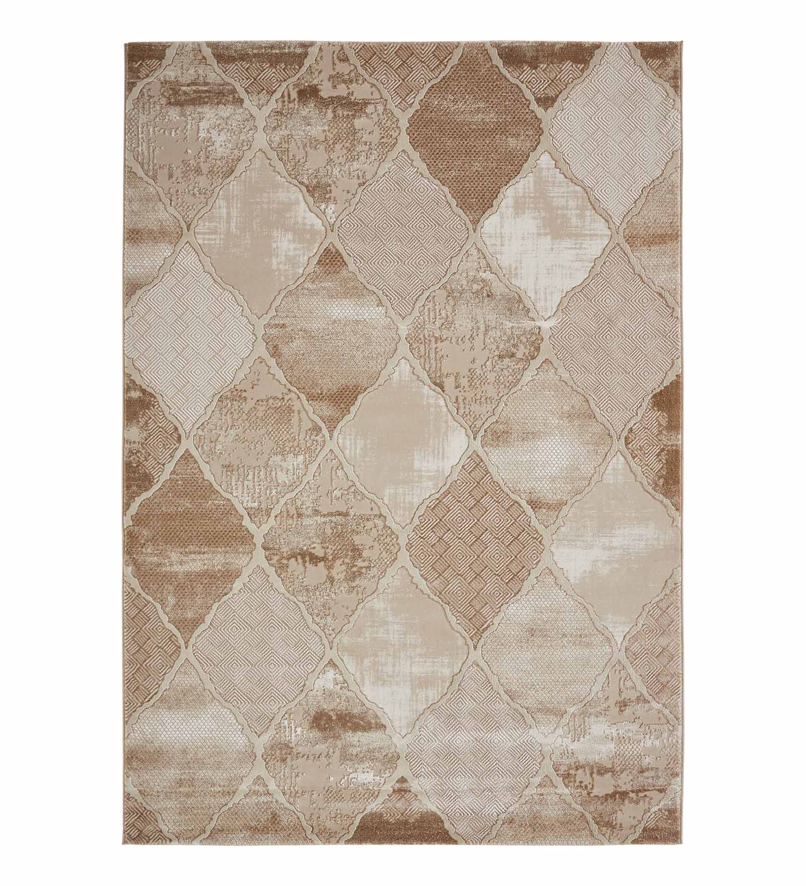 Seher Moroccan Machine Made Carpet D Beige