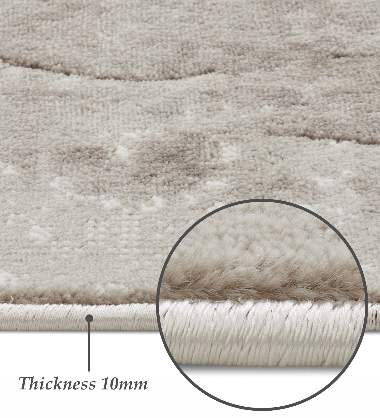 Flamme Polypropylene Abstract Carpet Multi