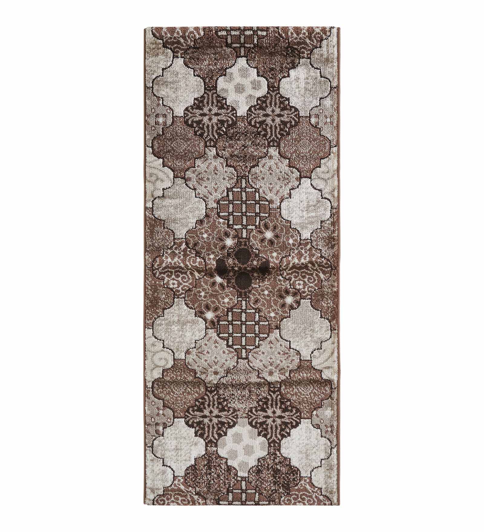 Genious Machine Made Runner Beige Brown