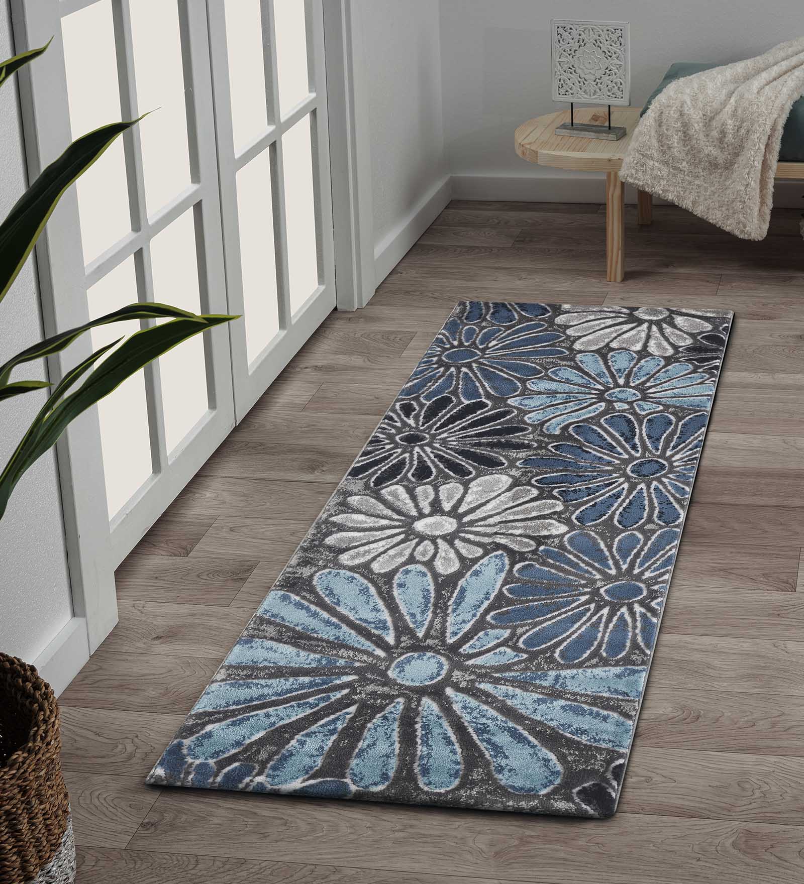 Genious Machine Made Runner Blue and Grey