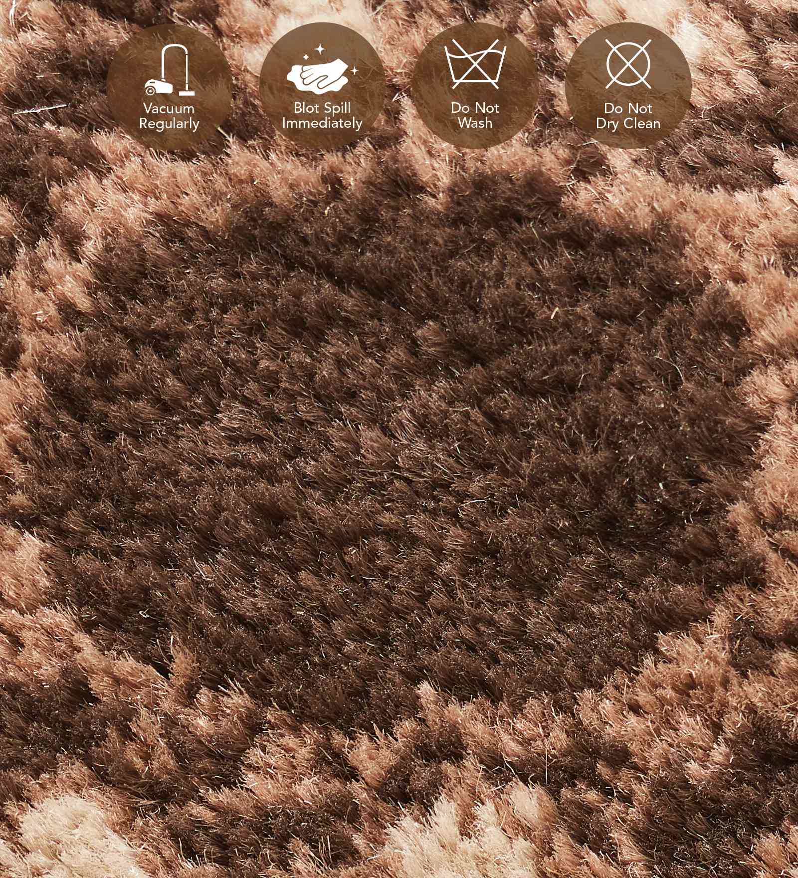 Genious Machine Made Runner Beige Brown