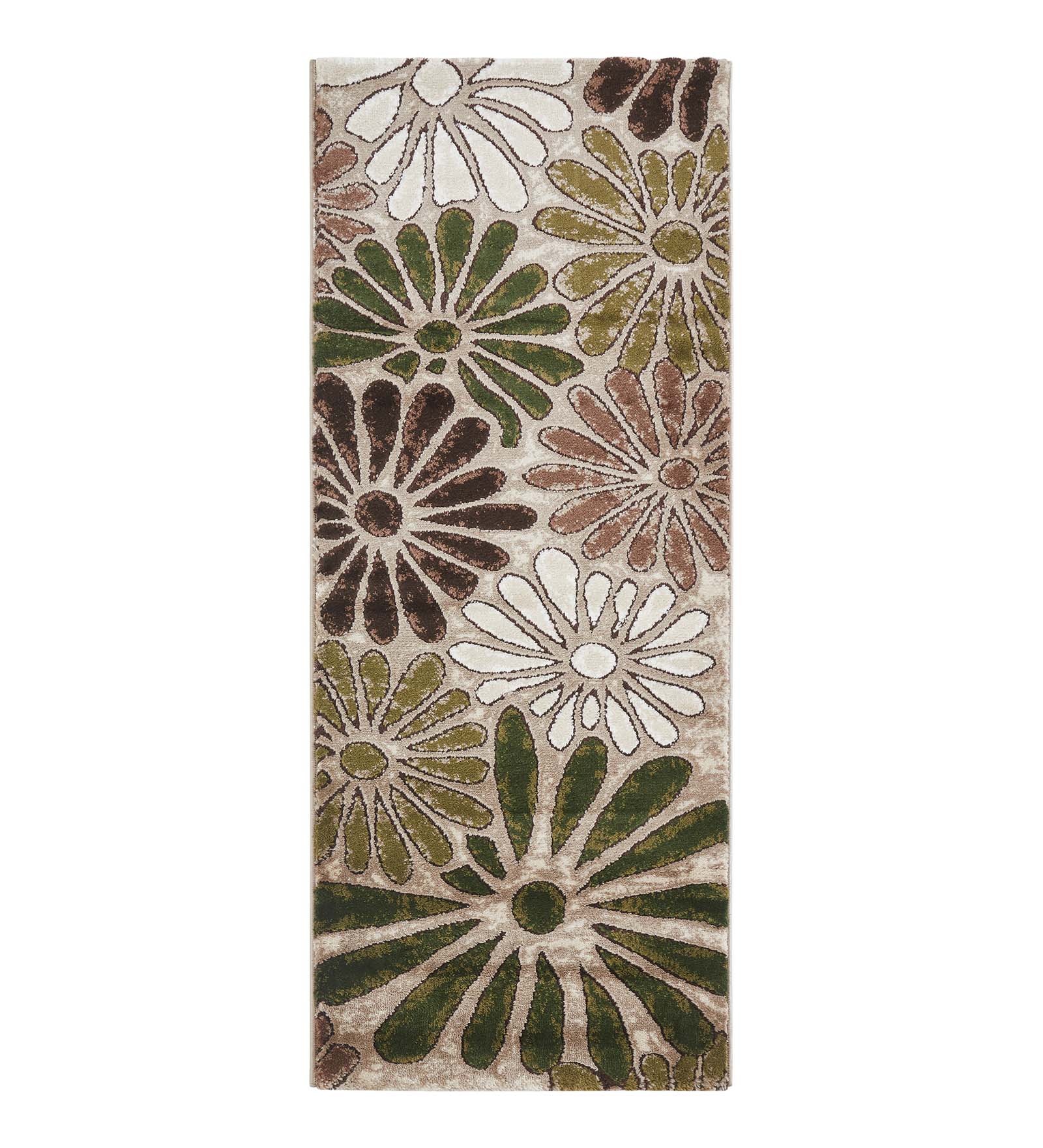 Genious Machine Made Runner Green and Beige