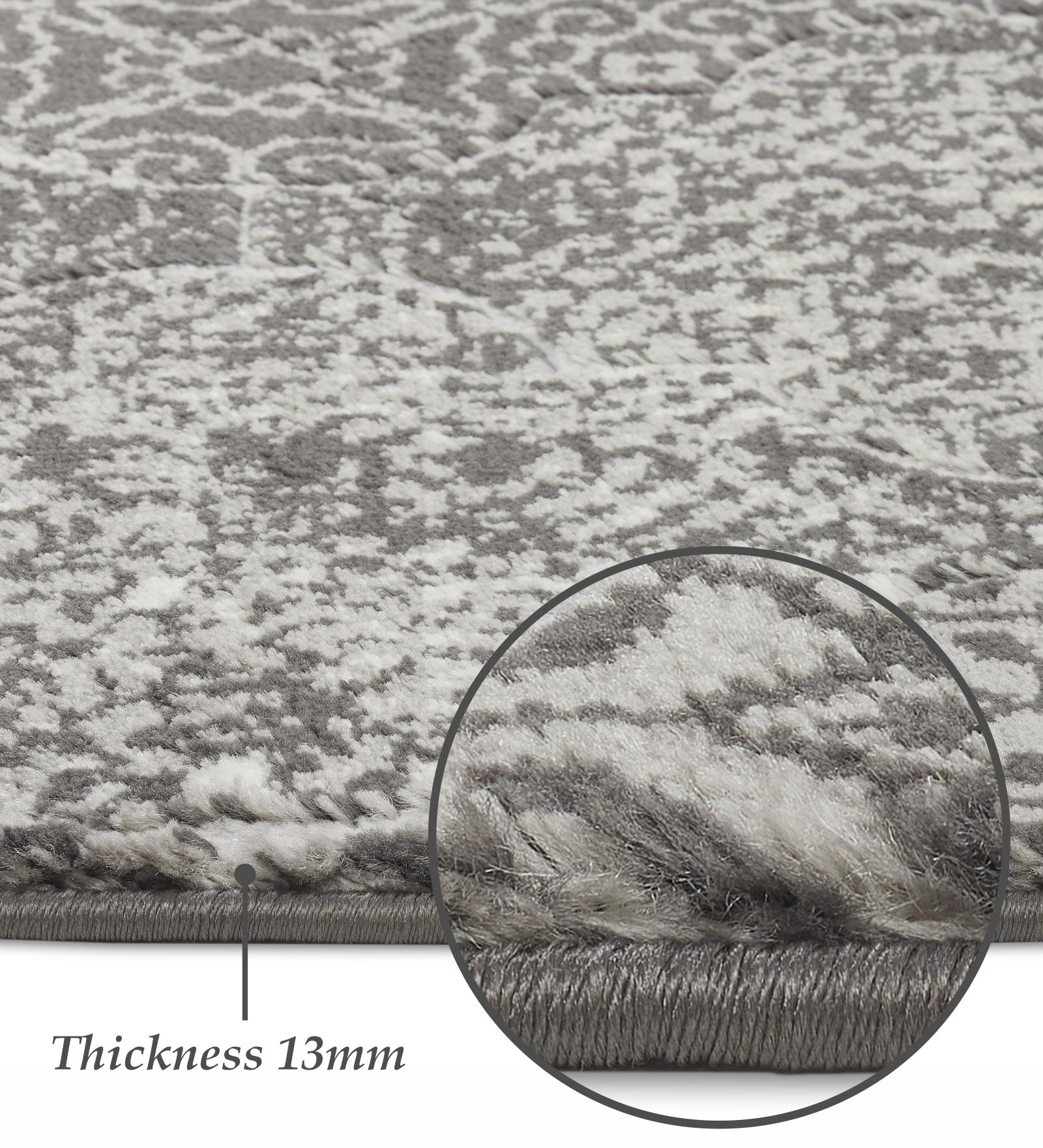 Genious Machine Made Carpet Grey