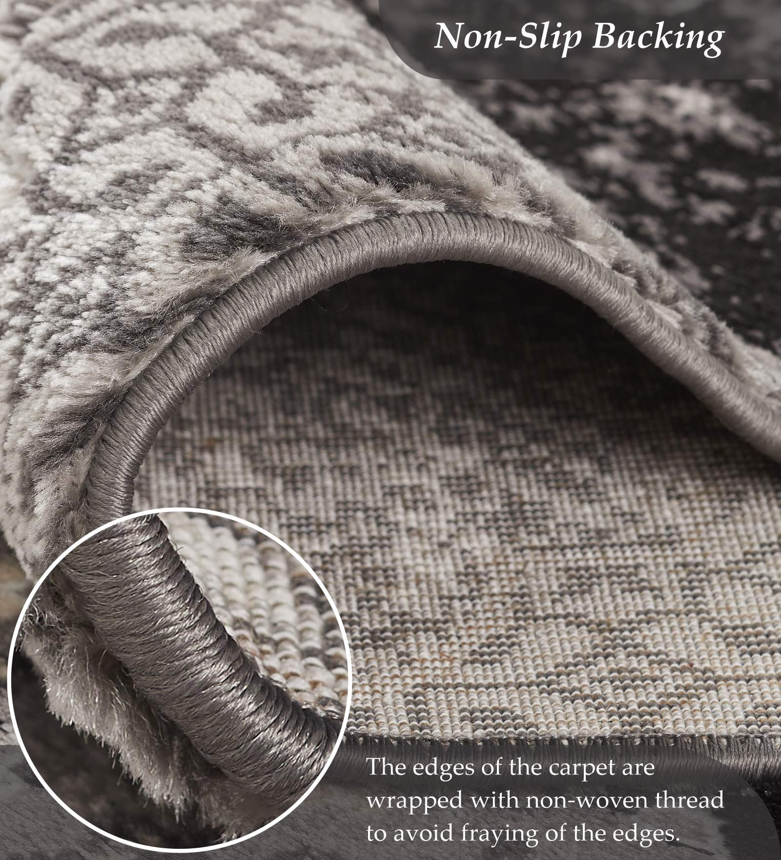 Genious Machine Made Carpet Grey