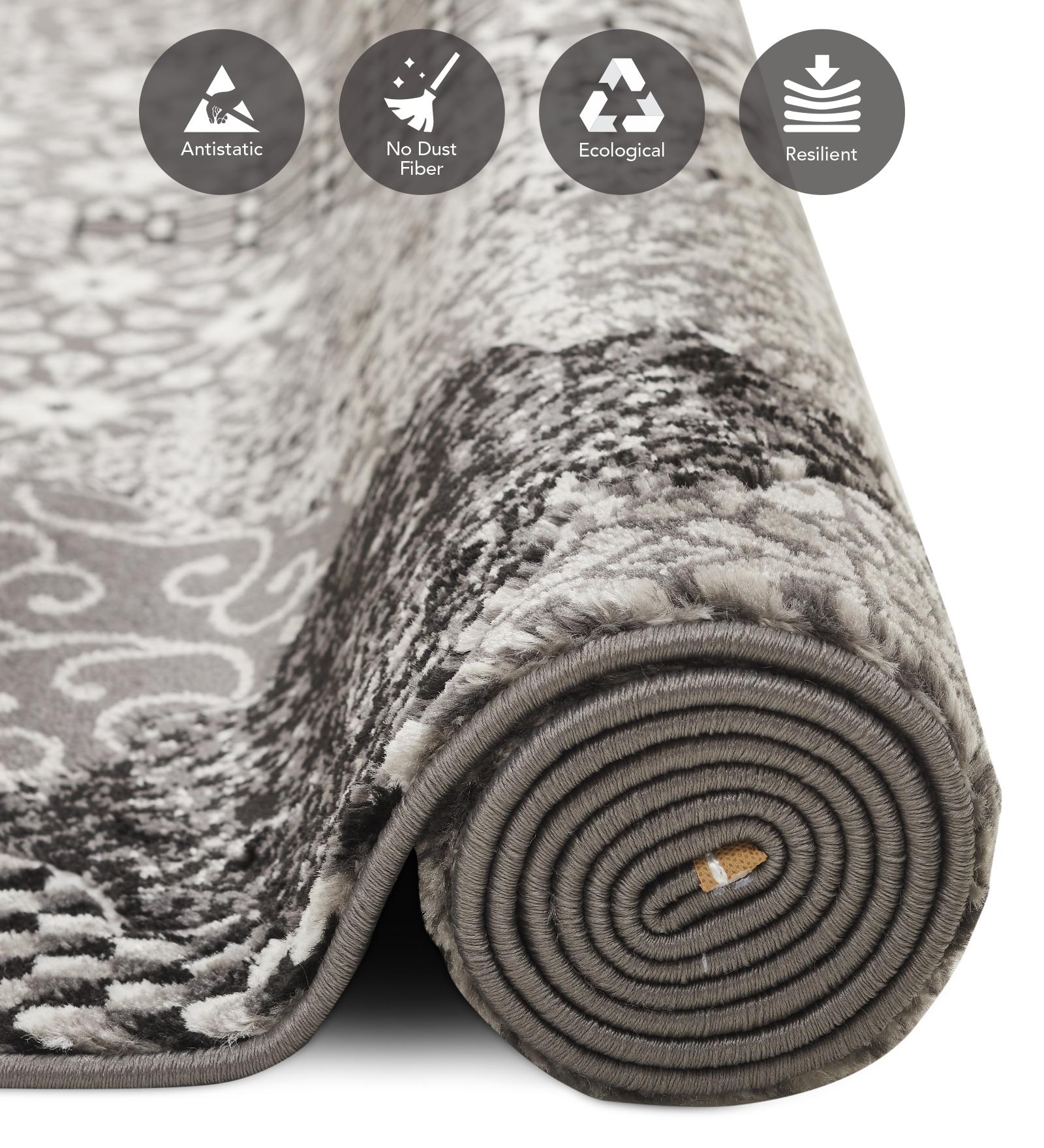 Genious Machine Made Carpet Grey