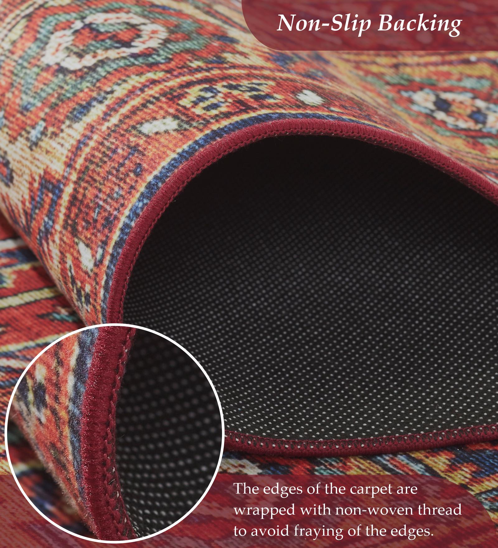 Pop Classical Carpet Rust and Beige