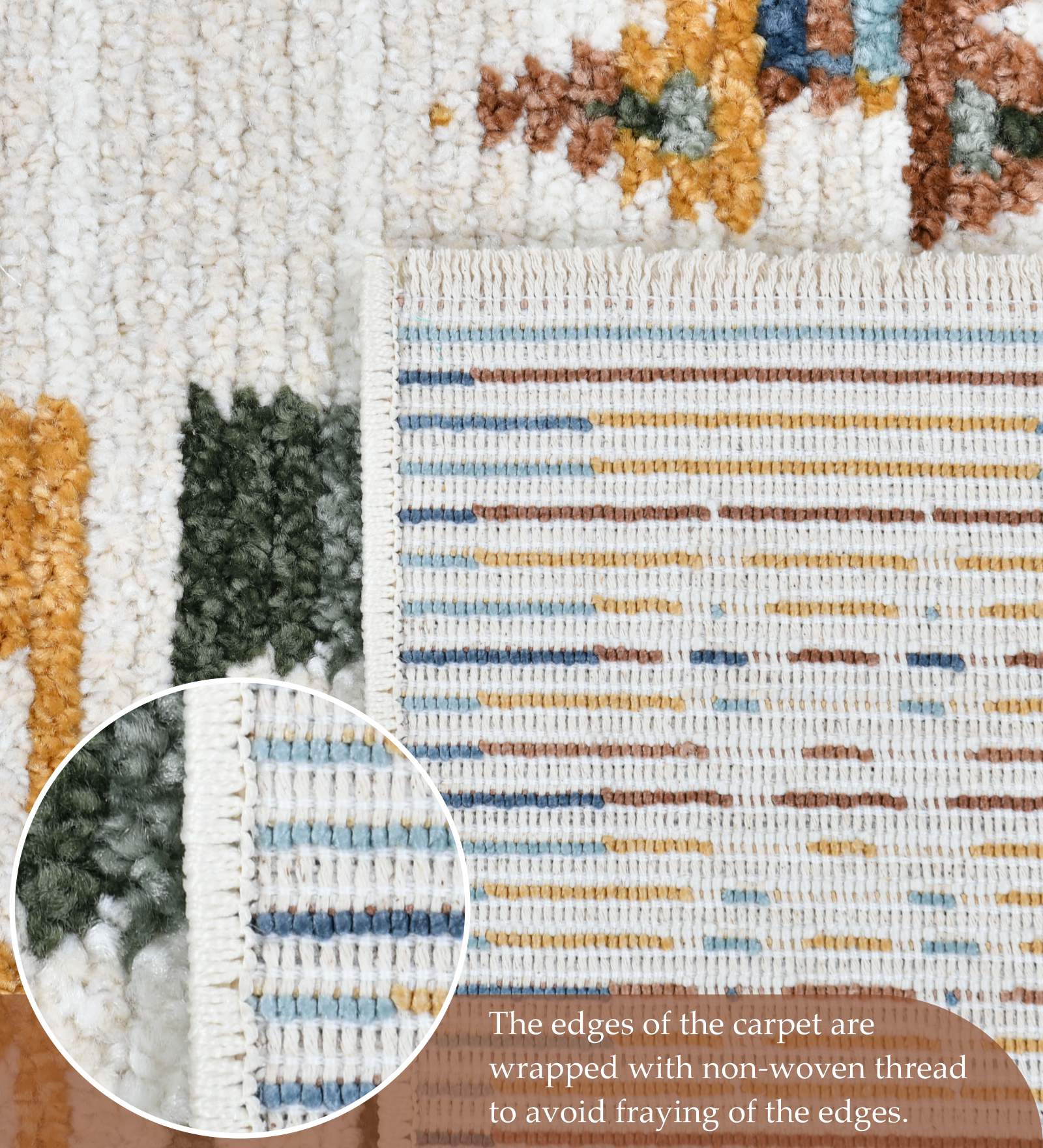 Nepal Neo Classical Machine Made Carpet Multi