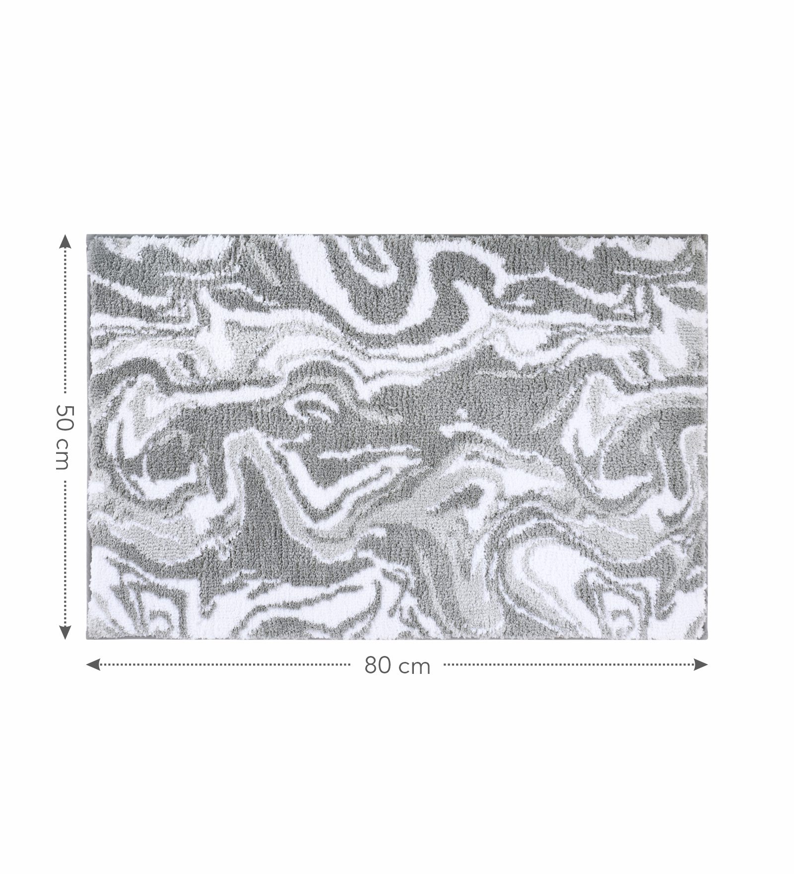 Onyx Anti-skid Super Soft Bath Mat Grey