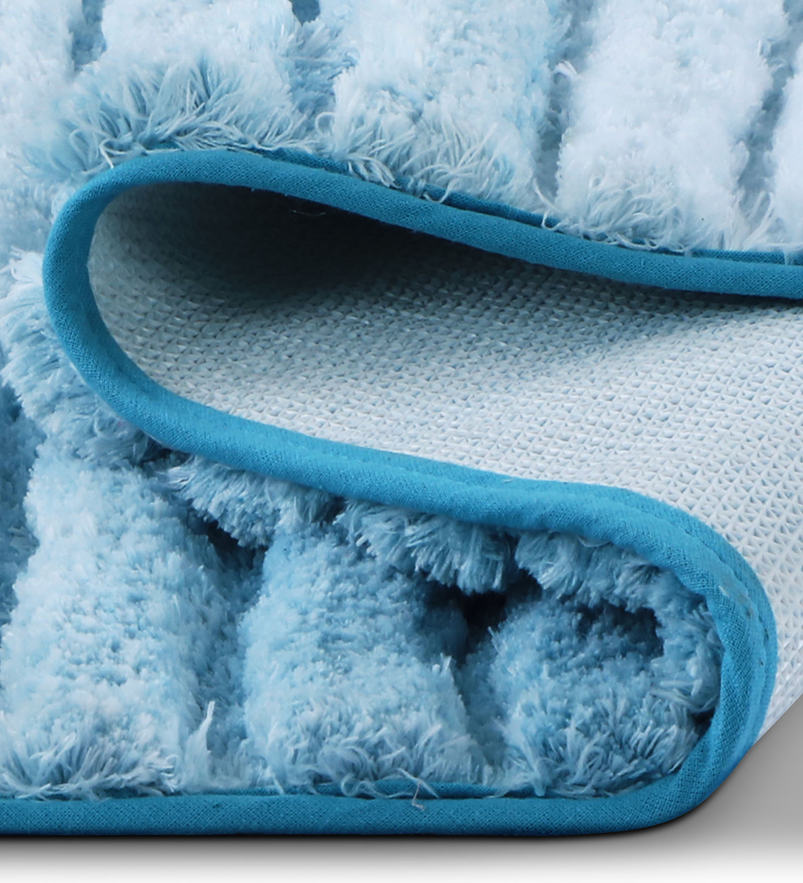 Hermosa Quick Dry Anti Skid Bath Mat Navy