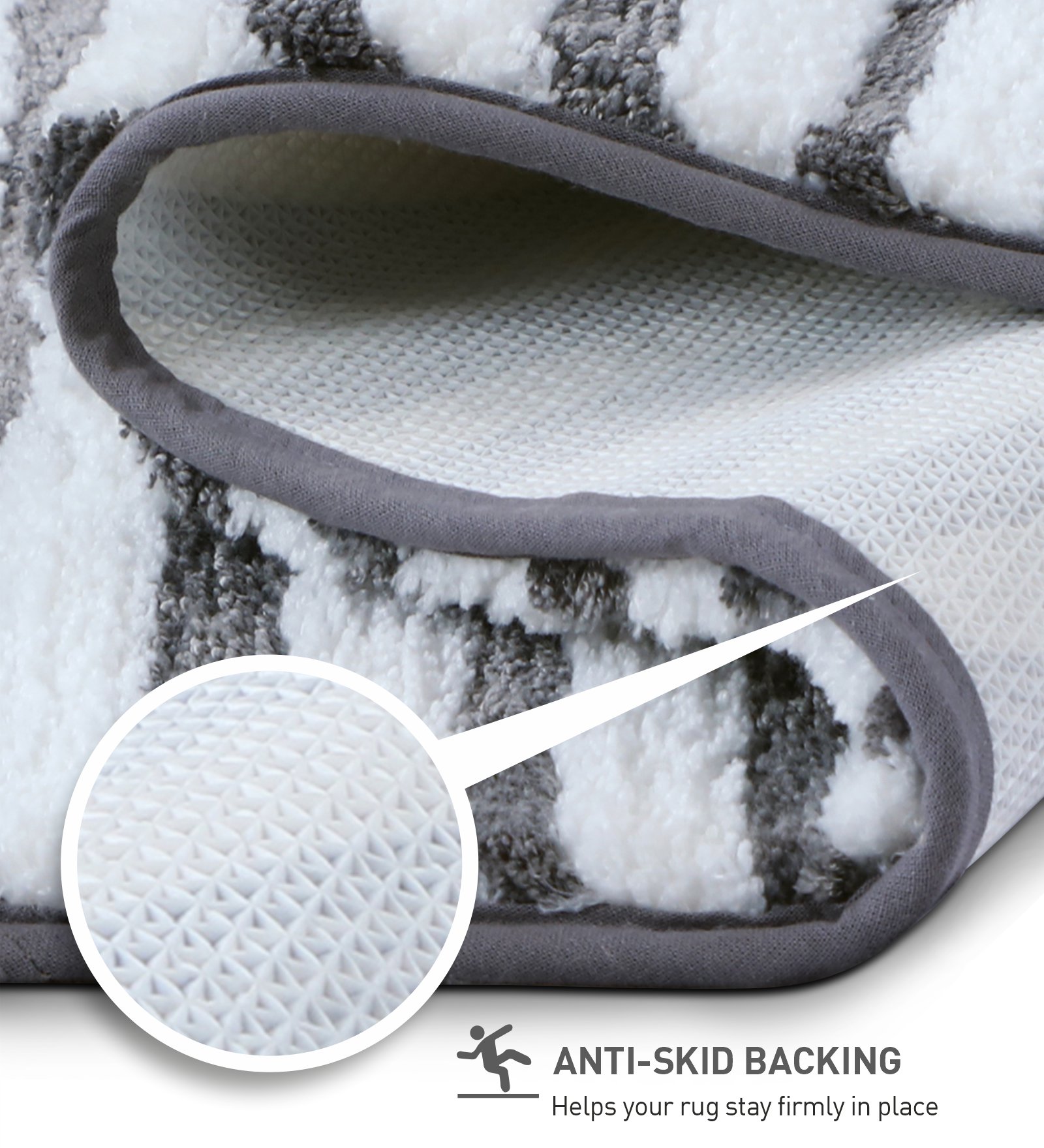 Florence Quick Dry Super soft Bath Mat Grey