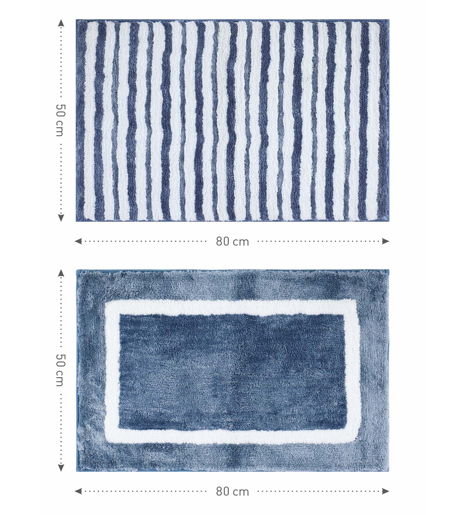 Florence Quick Dry Super soft Bath Mat Blue