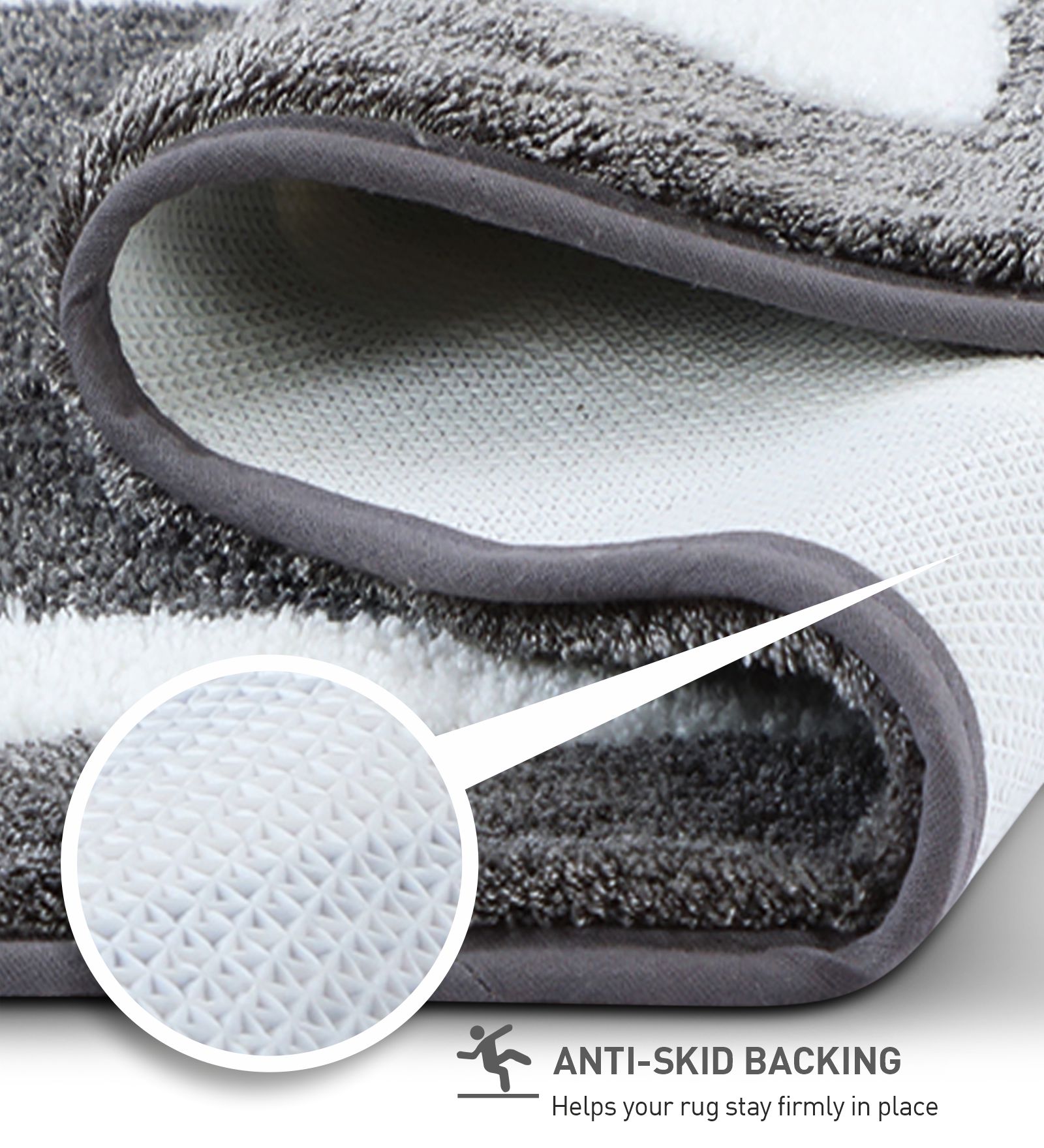 Florence Quick Dry Super soft Bath Mat Grey