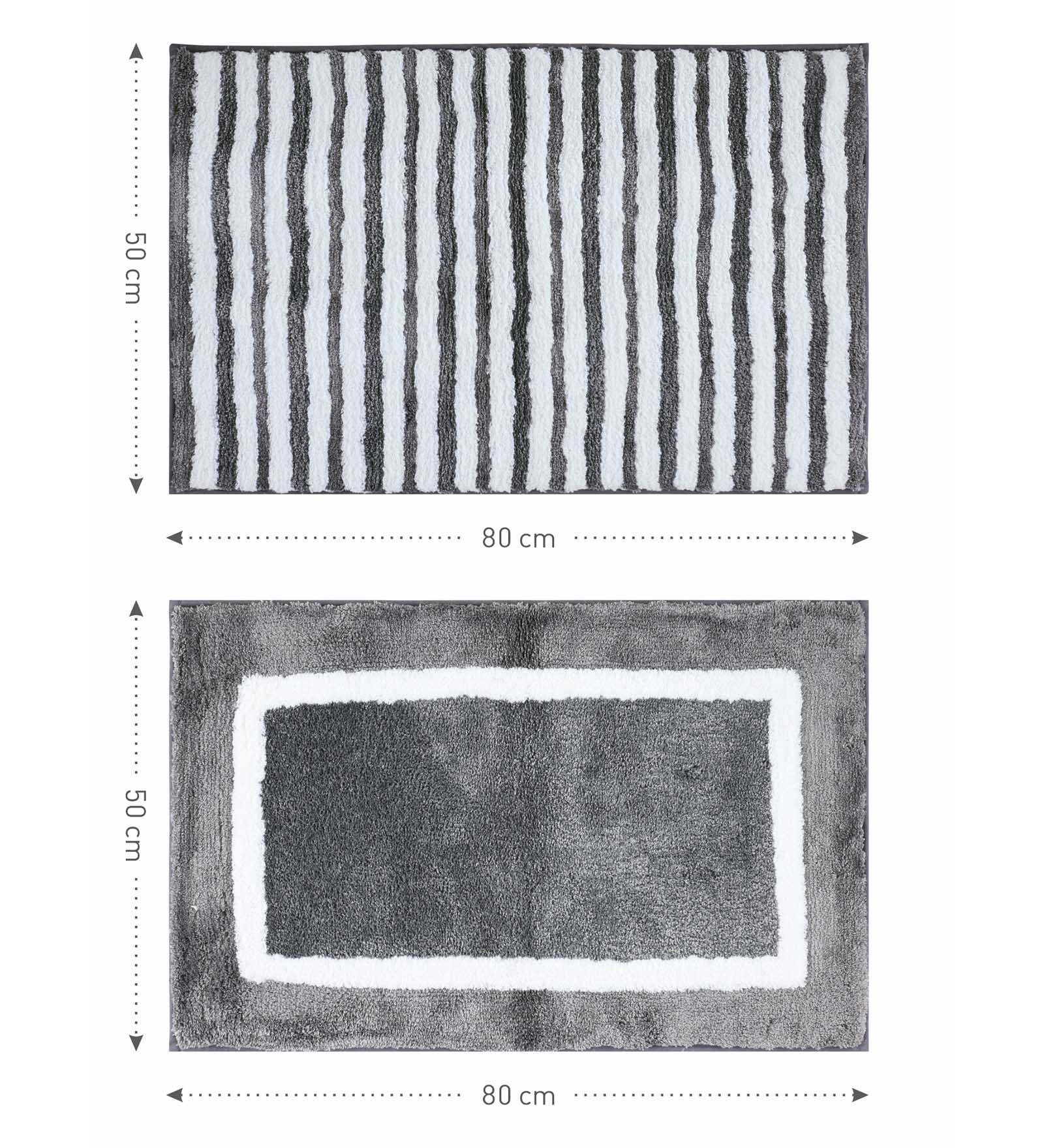 Florence Quick Dry Super soft Bath Mat Grey