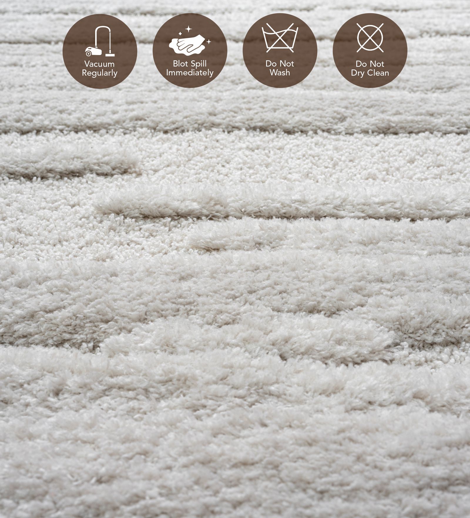 Limba Abstract Machine Made Carpet Cream