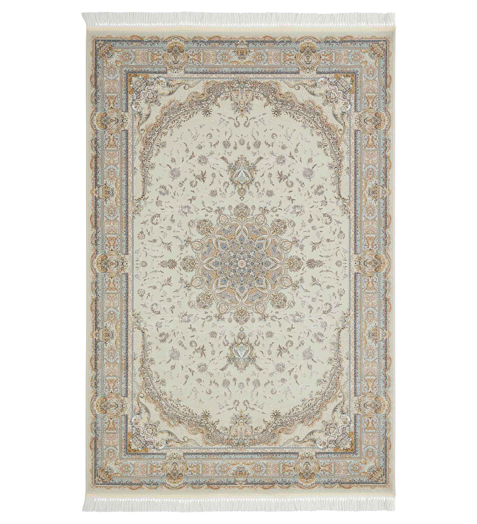 Ahvaz Machine Made Carpet Cream