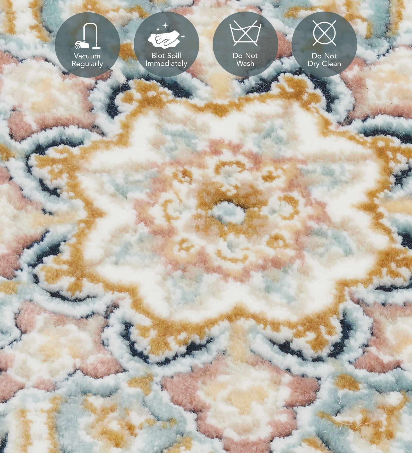 Ahvaz Machine Made Carpet Cream