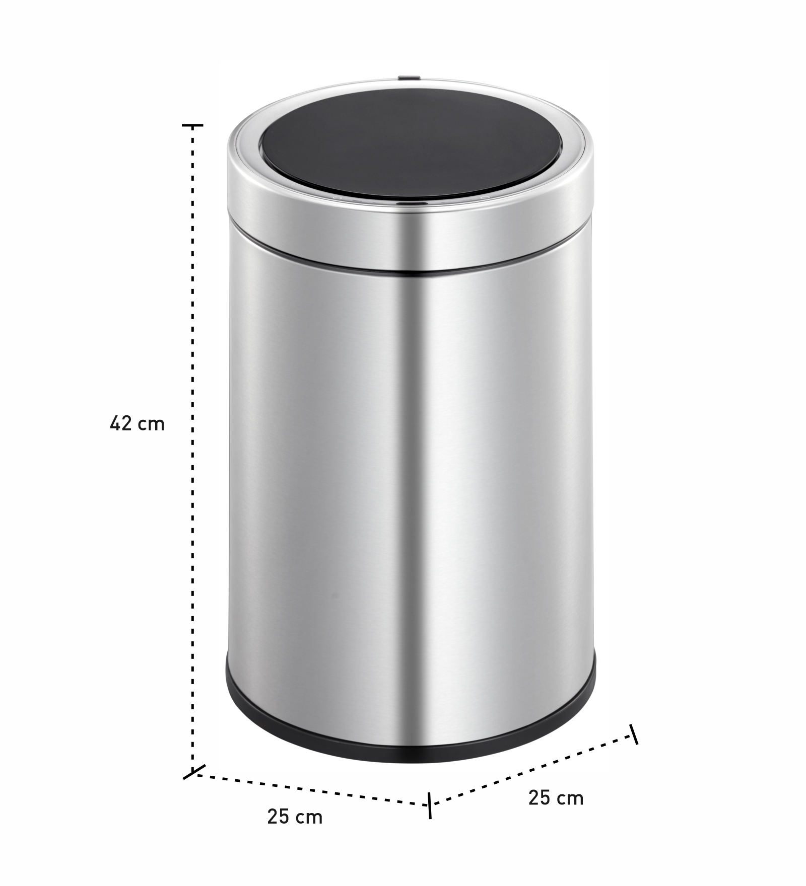 Eko 9286R DOCOMO Smart Sensor Bin Metallic