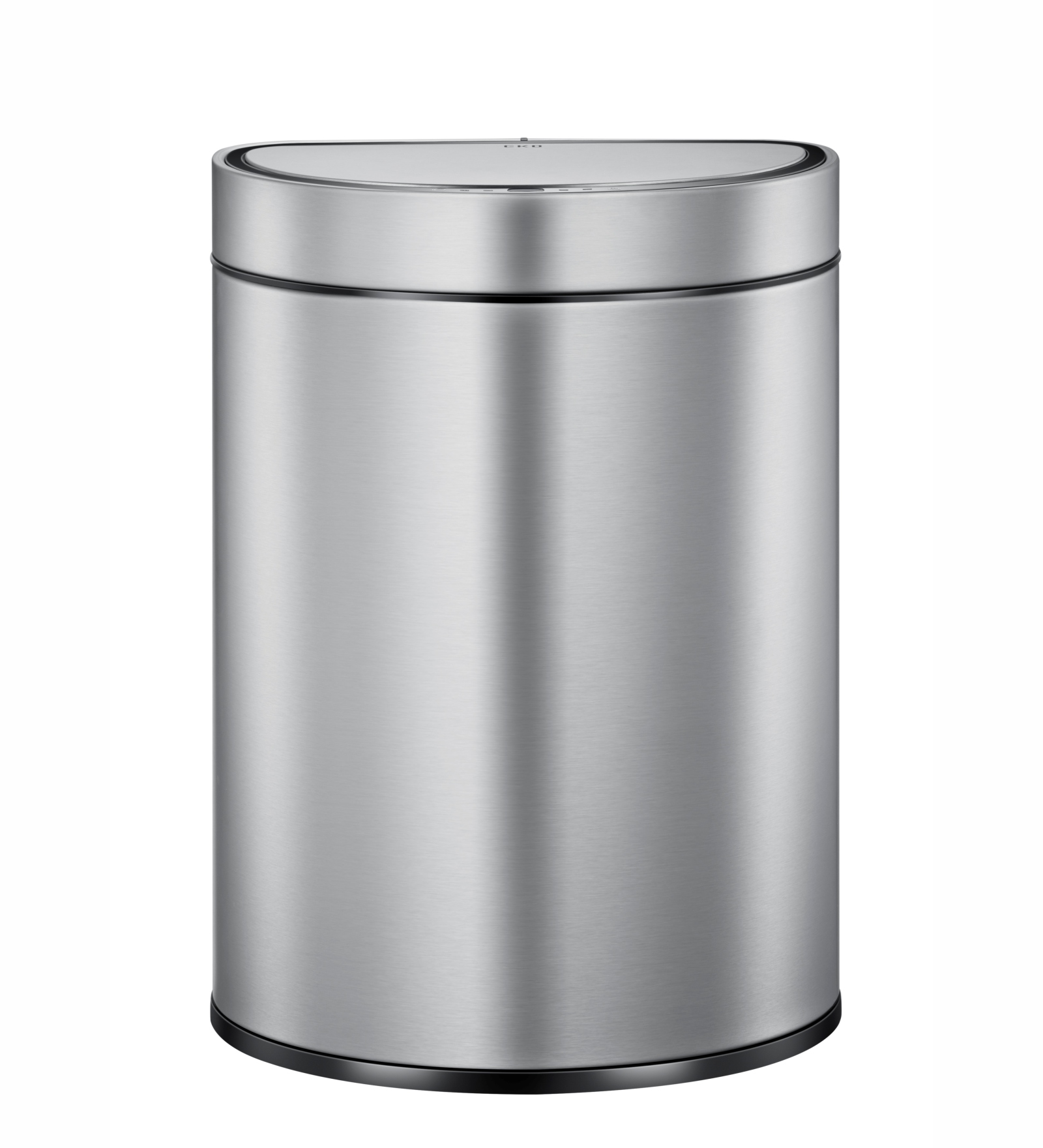 Eko 9331R Mirage Semi Round Fingerprint Resistant Sensor Bin Metallic