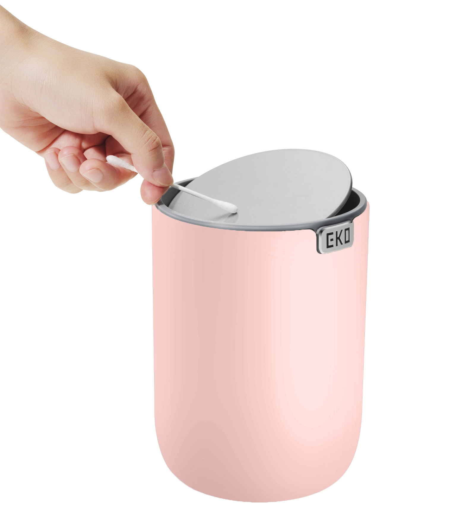 Eko 9206 Fandy Fingerprint Resistant Table Bin Pink