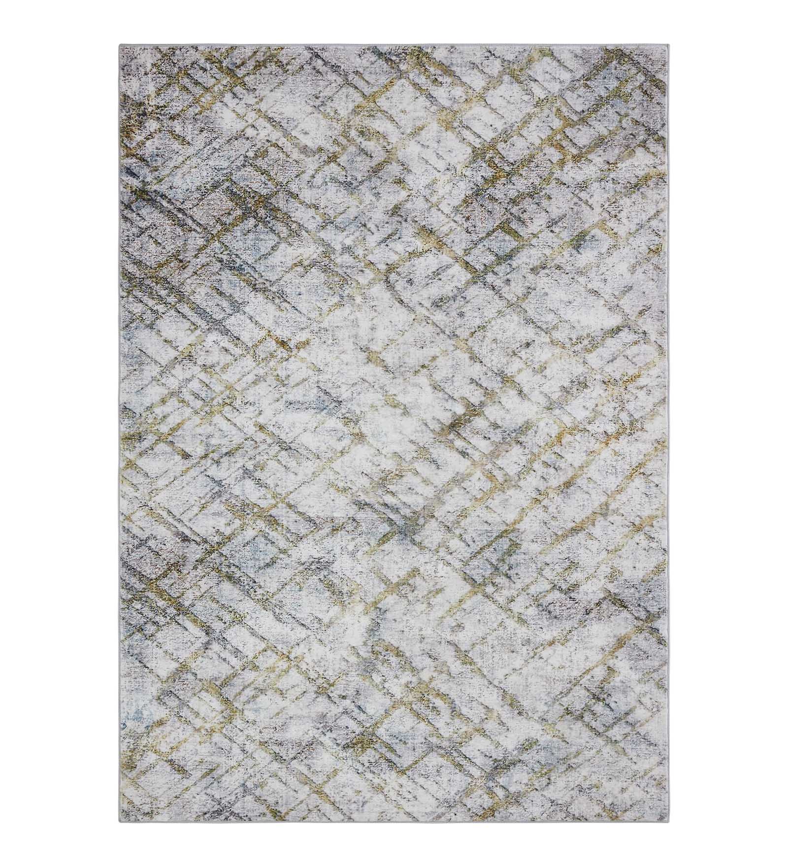 Jura Abstract Carpet Grey and Olive