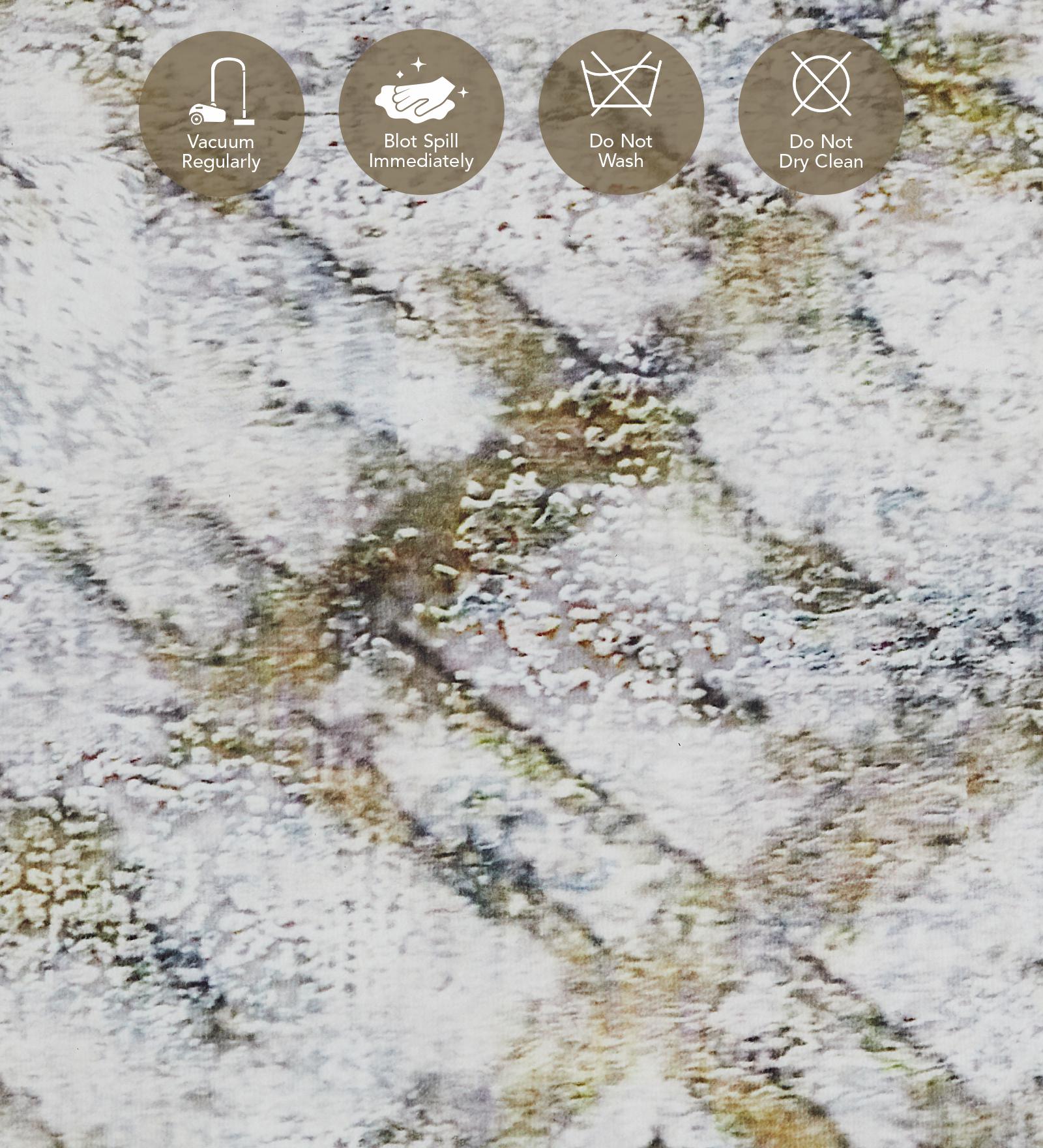 Jura Abstract Carpet Grey and Olive