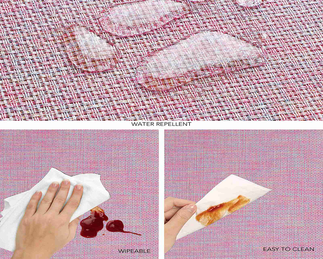 OBSESSIONS Heat Resistant and Washable Table Mat Pink