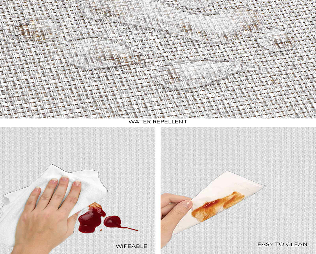 OBSESSIONS Heat Resistant and Washable Table Mat Grey