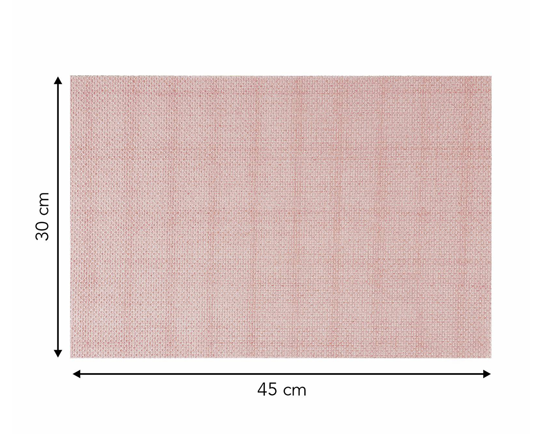 OBSESSIONS Heat Resistant and Washable Table Mat Pink