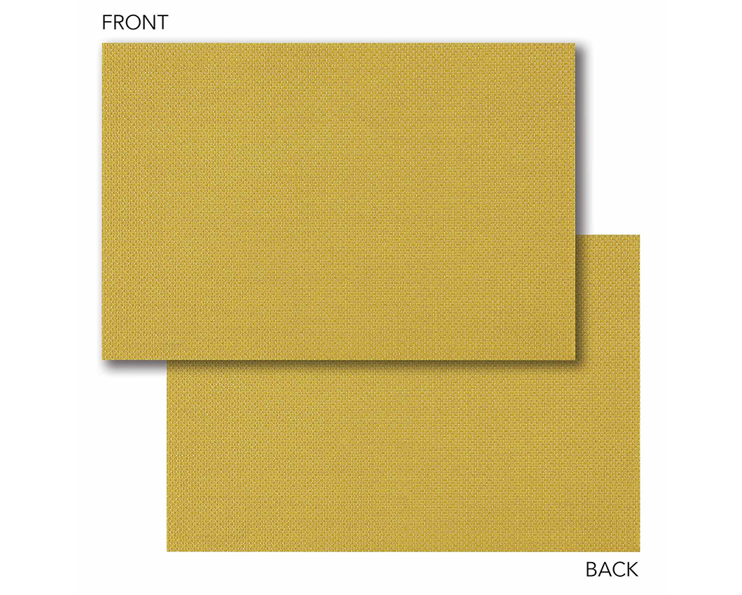 OBSESSIONS Heat Resistant and Washable Table Mat Mustard