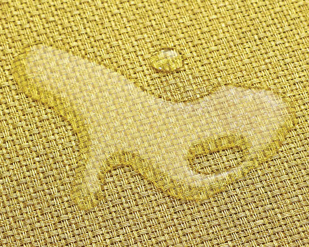 OBSESSIONS Heat Resistant and Washable Table Mat Mustard