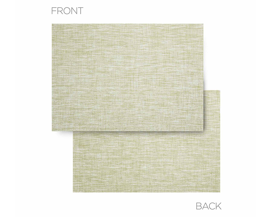 OBSESSIONS Heat Resistant and Washable Table Mat Olive