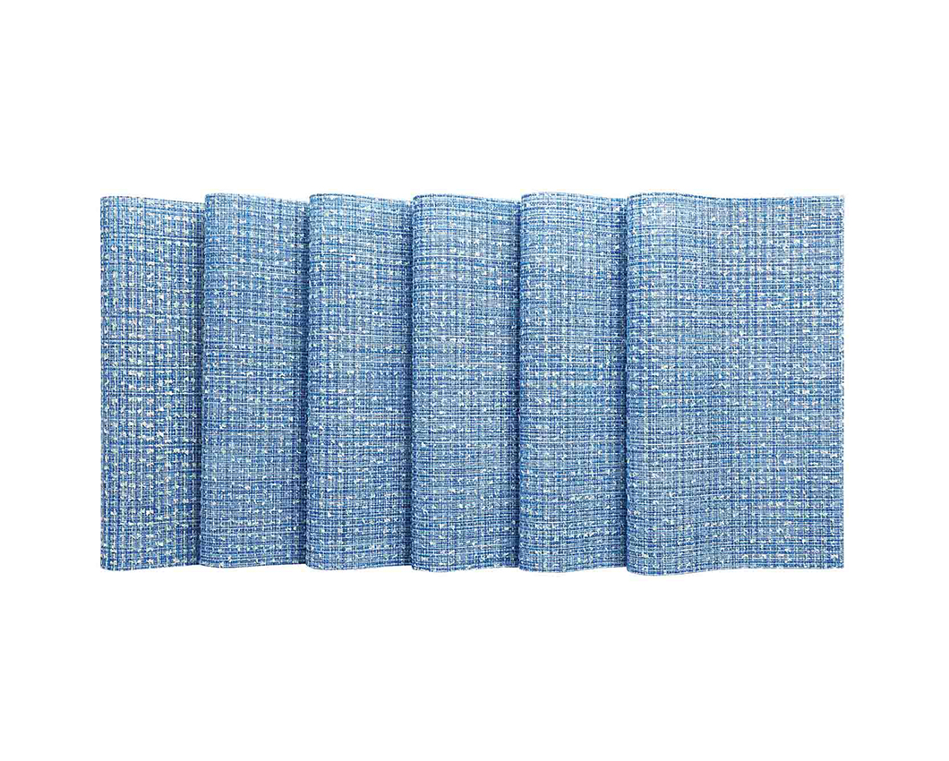 OBSESSIONS Heat Resistant and Washable Table Mat Blue
