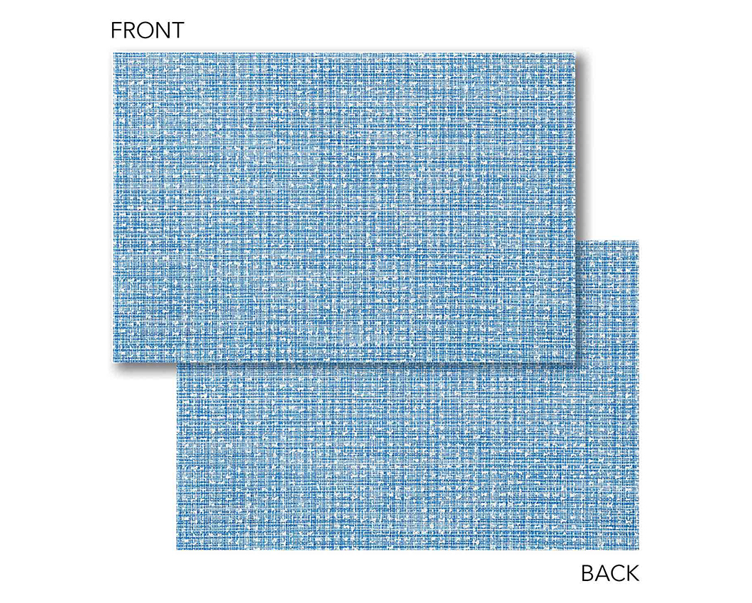 OBSESSIONS Heat Resistant and Washable Table Mat Blue