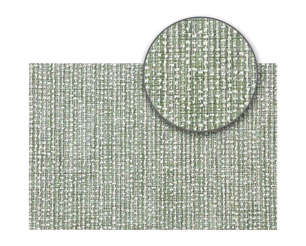 OBSESSIONS Heat Resistant and Washable Table Mat Olive