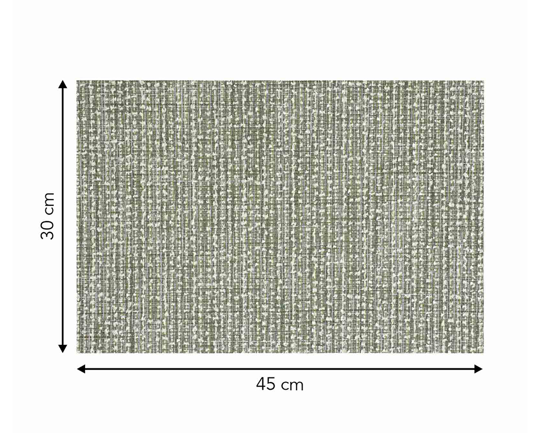 OBSESSIONS Heat Resistant and Washable Table Mat Olive