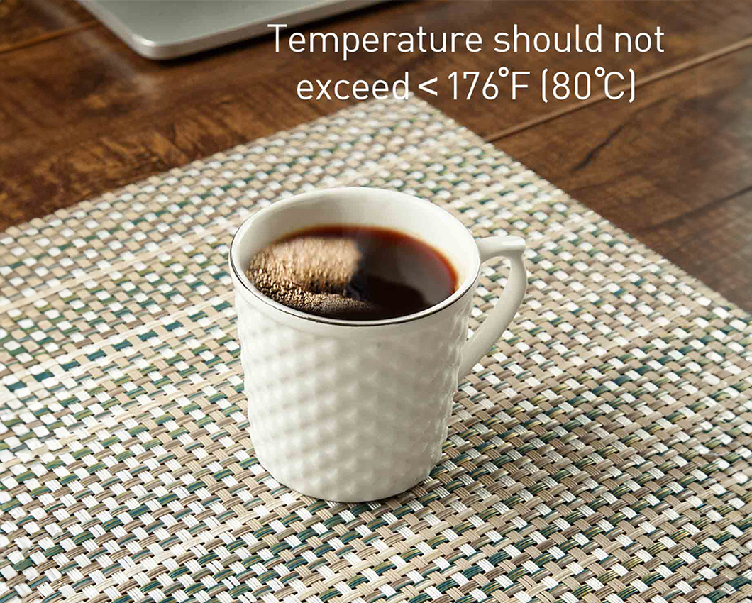 OBSESSIONS Heat Resistant and Washable Table Mat Beige