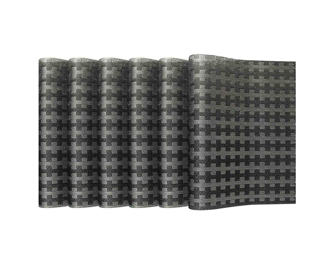 OBSESSIONS Heat Resistant and Washable Table Mat Dark Grey