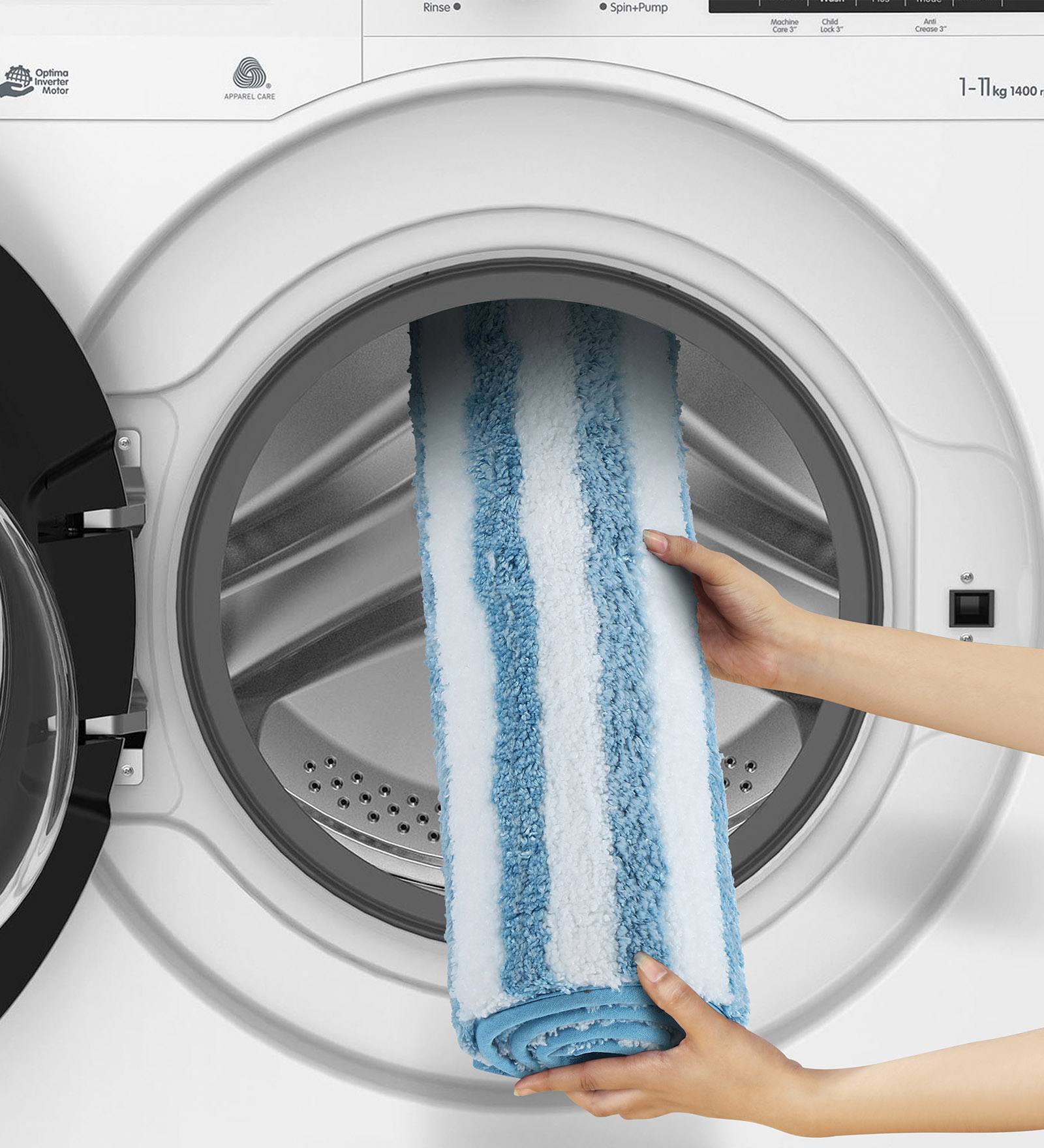 Florence Quick Dry Super soft Bath Mat Teal Blue