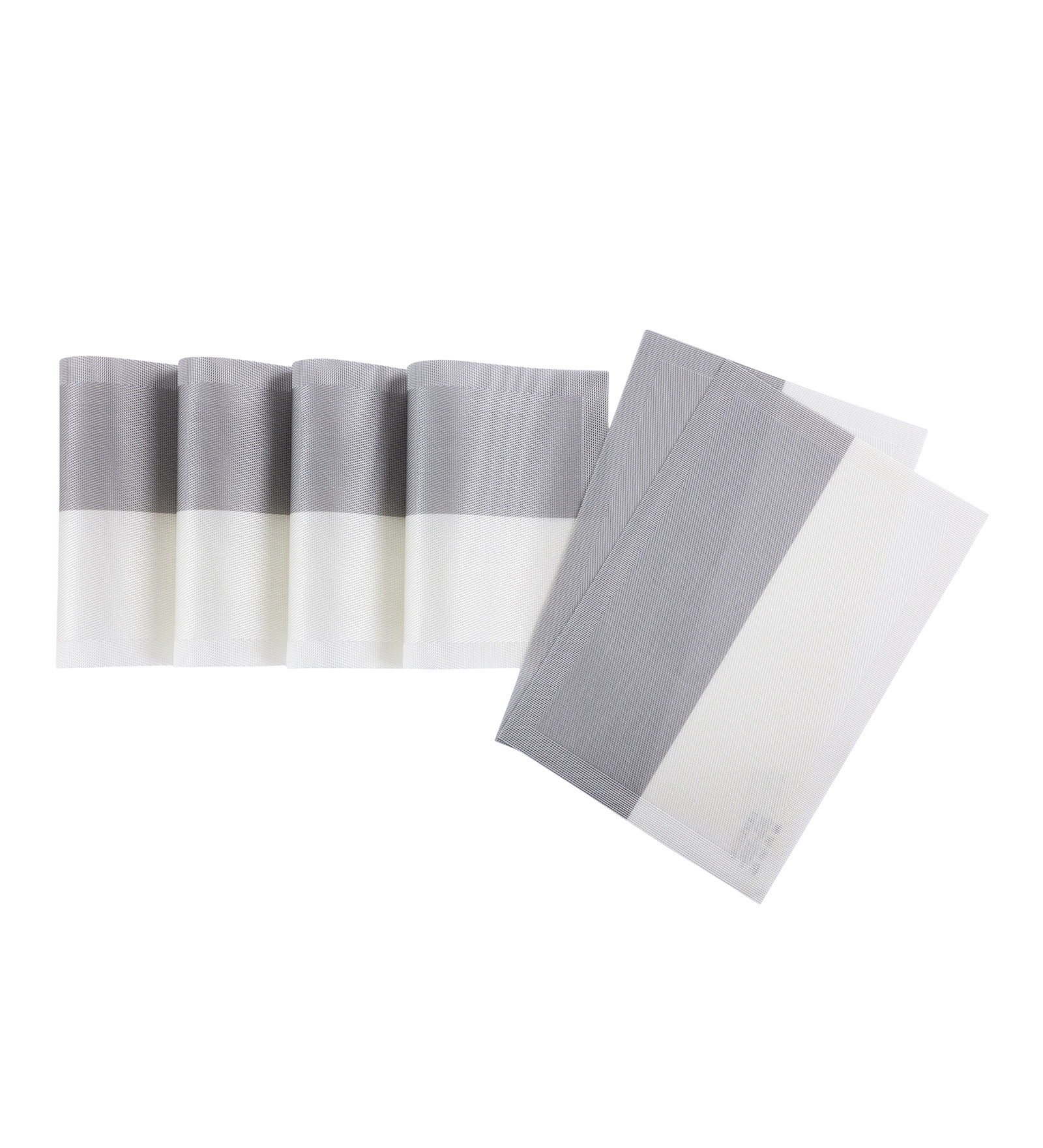 OBSESSIONS Heat Resistant and Washable Table Mat Silver