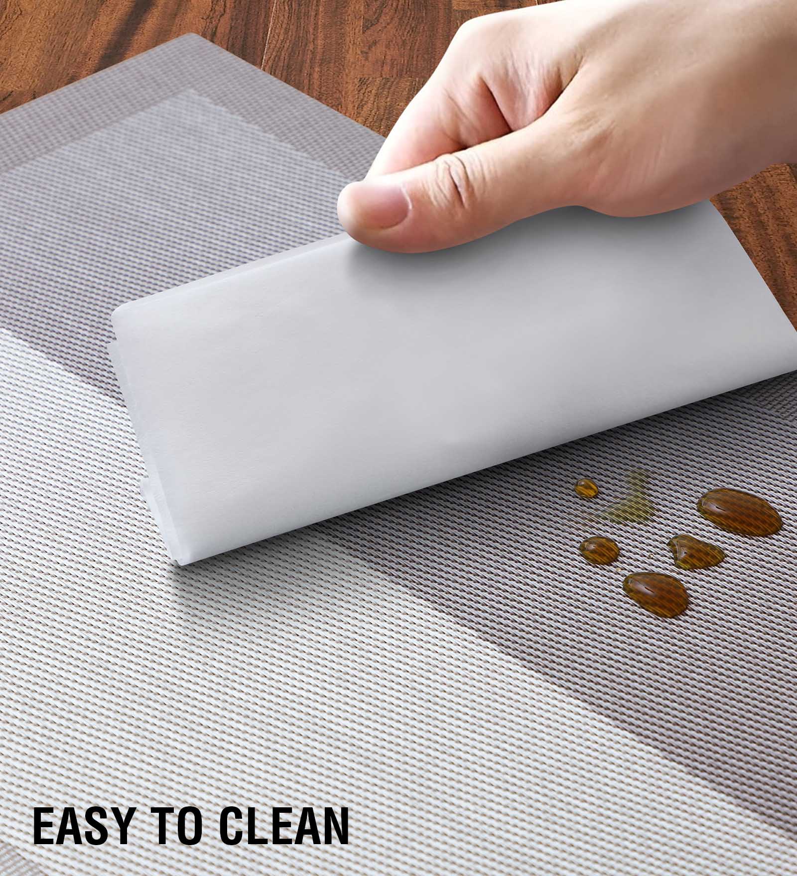 OBSESSIONS Heat Resistant and Washable Table Mat Silver