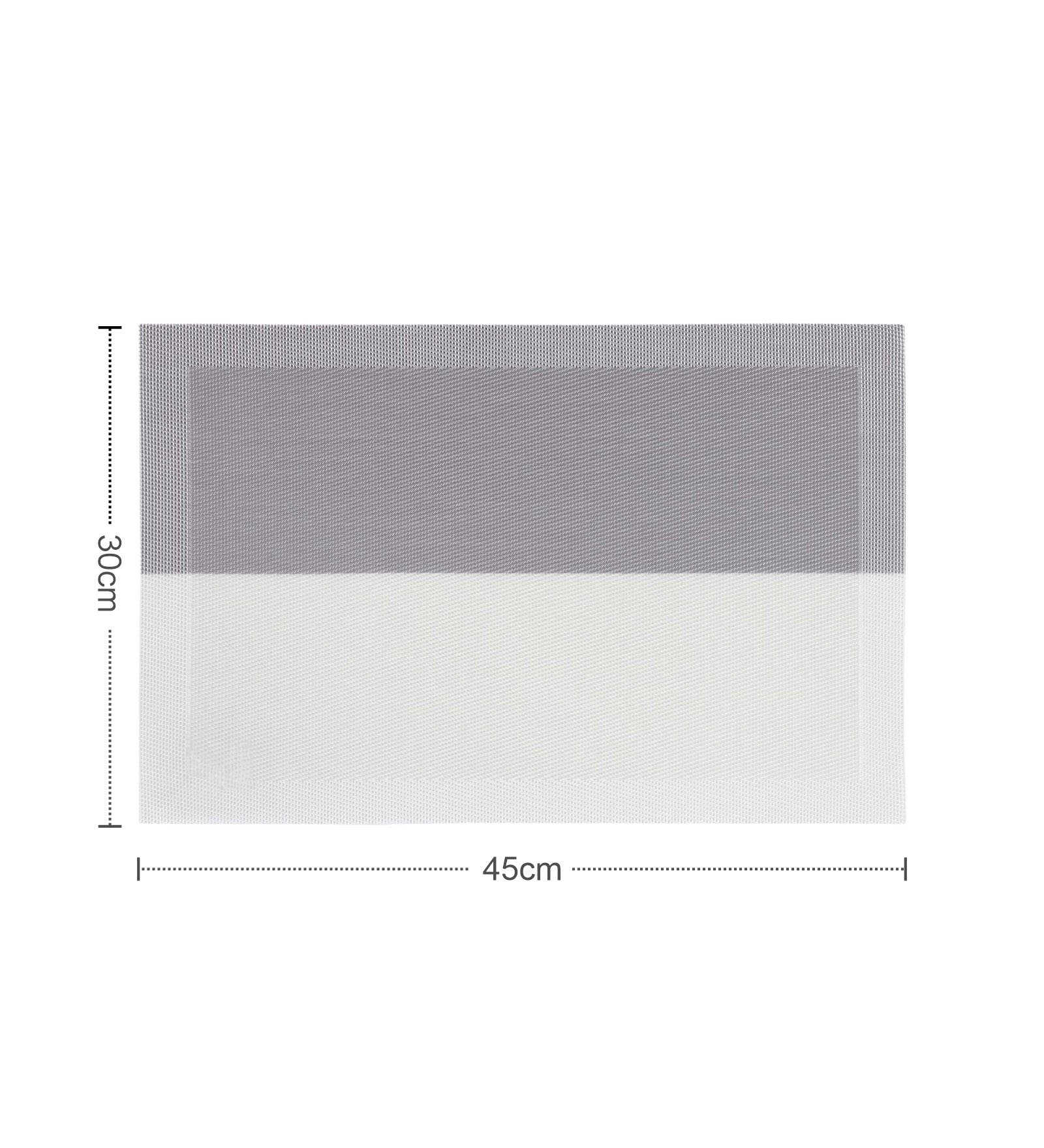 OBSESSIONS Heat Resistant and Washable Table Mat Silver