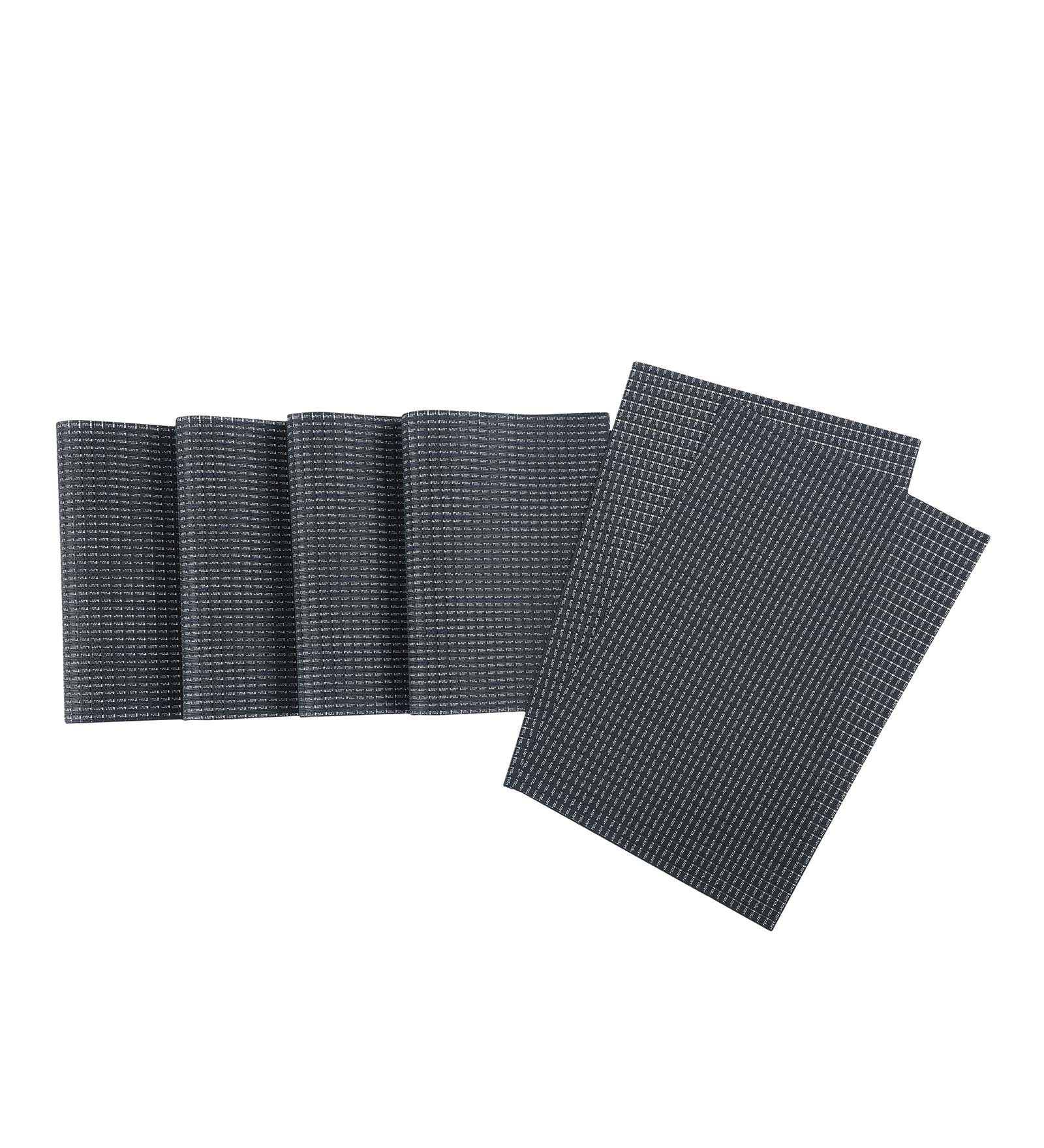 OBSESSIONS Heat Resistant and Washable Table Mat Black