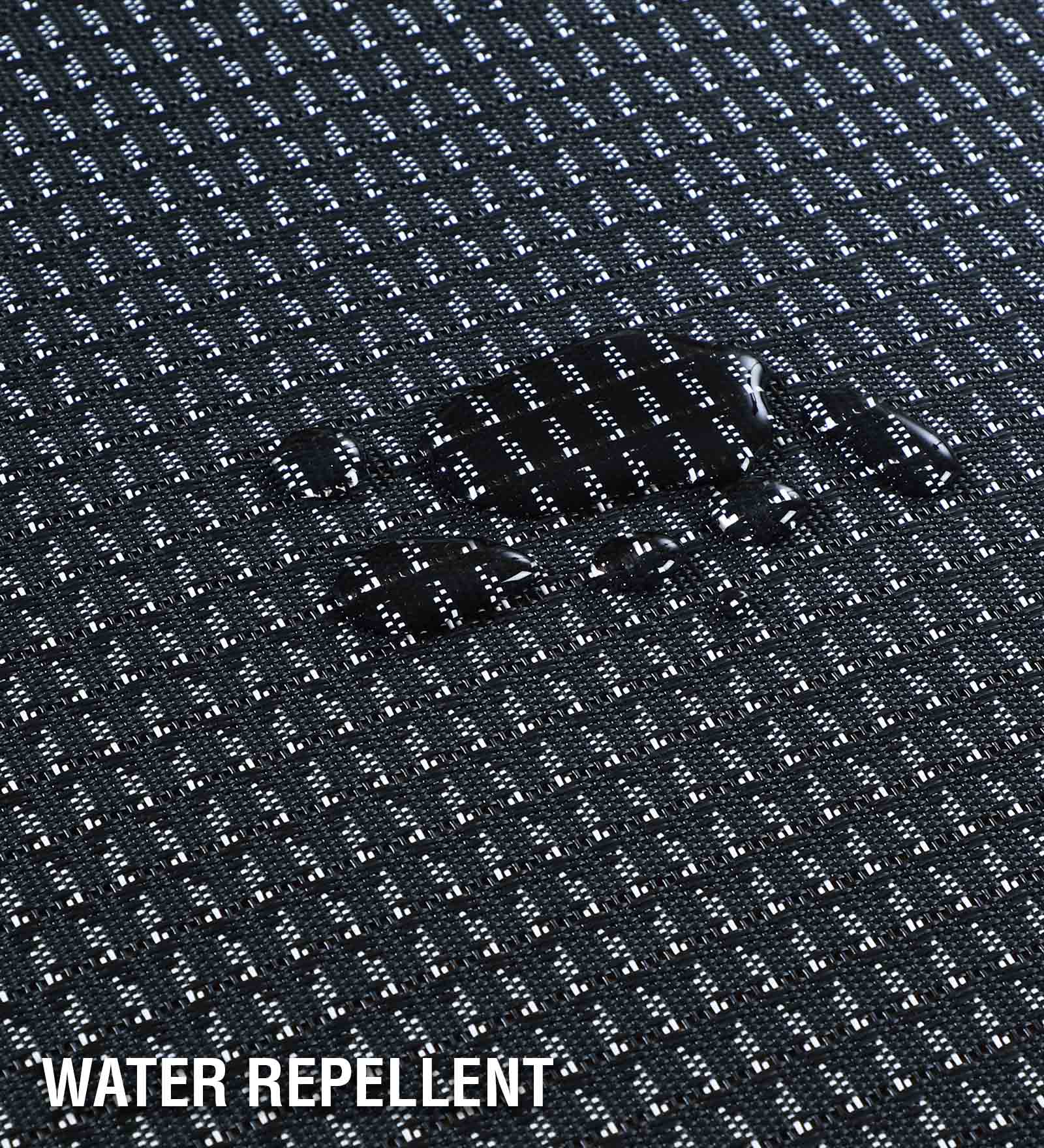 OBSESSIONS Heat Resistant and Washable Table Mat Black