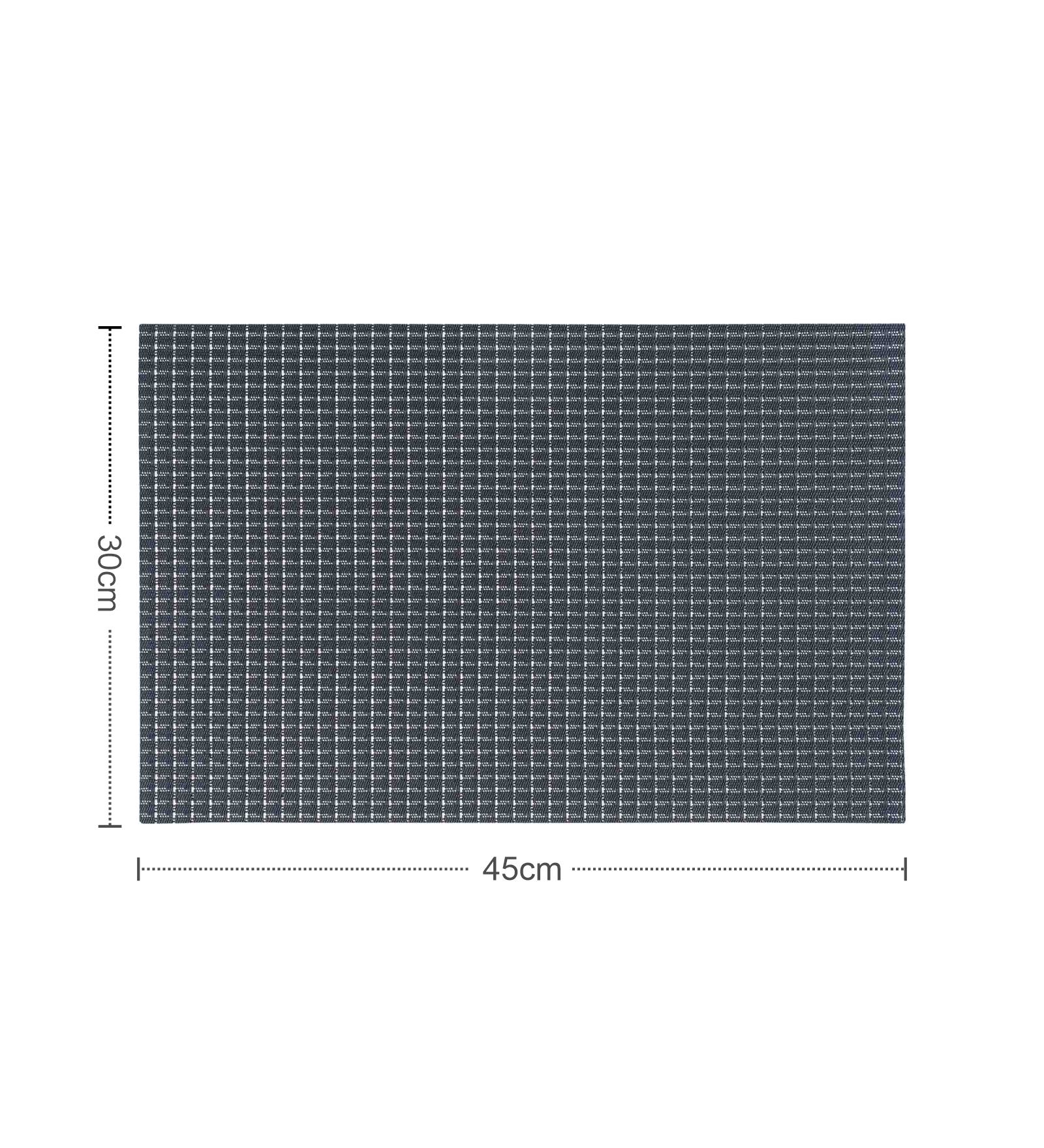 OBSESSIONS Heat Resistant and Washable Table Mat Black