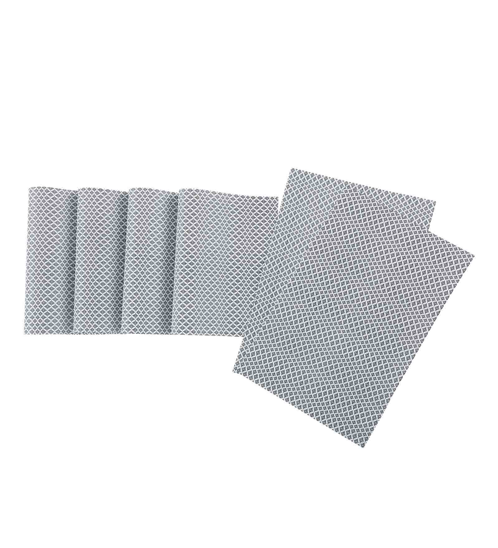 OBSESSIONS Heat Resistant and Washable Table Mat White