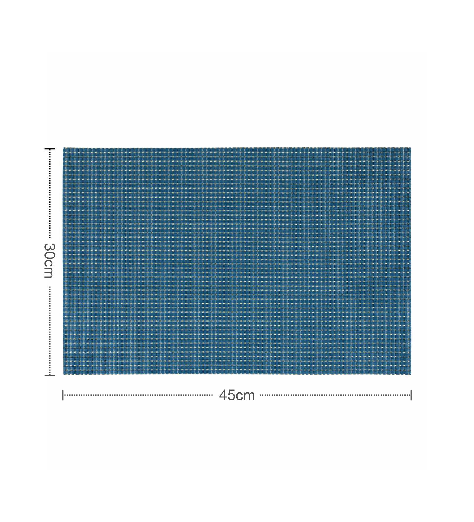 OBSESSIONS Heat Resistant and Washable Table Mat Blue