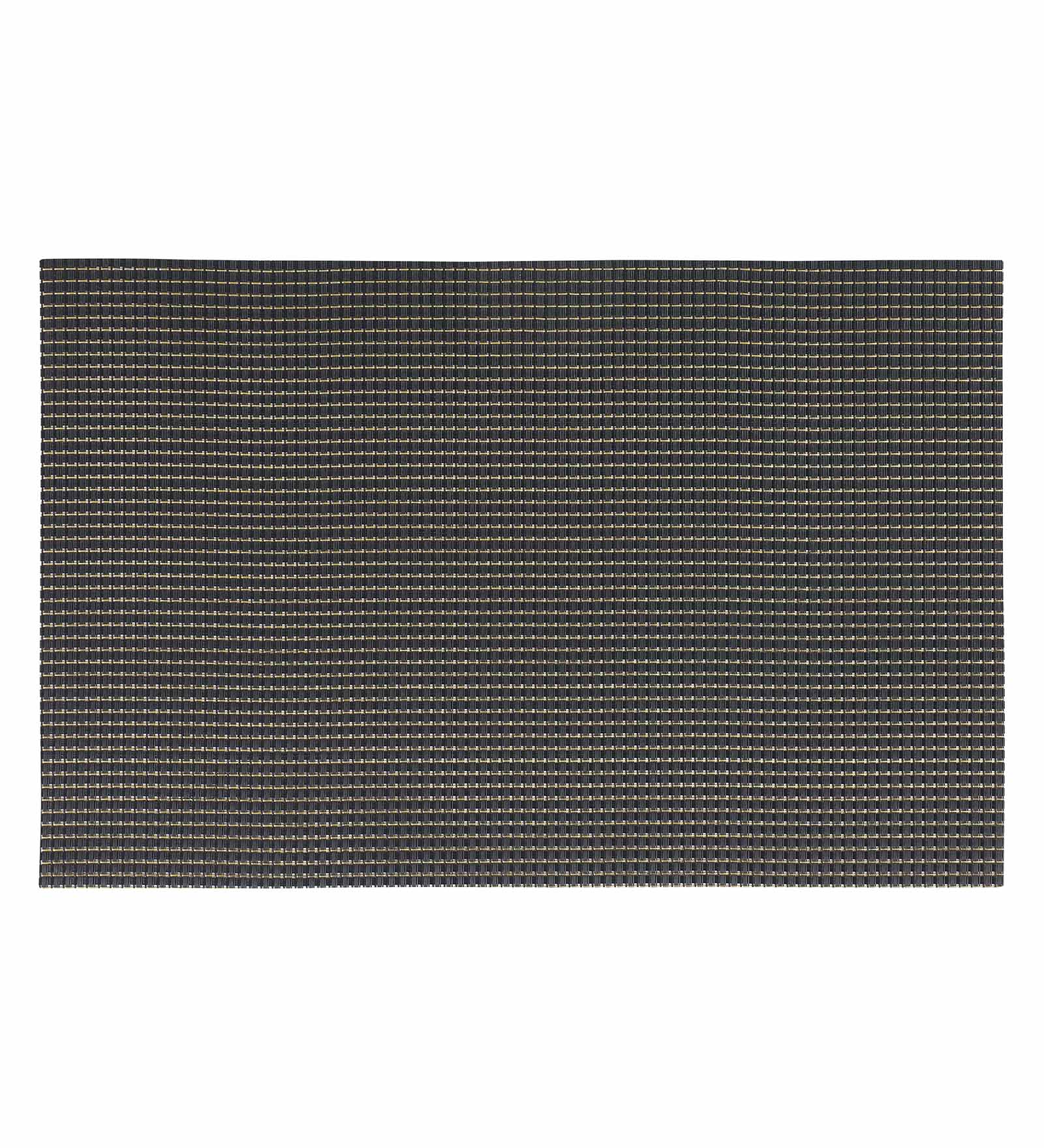 OBSESSIONS Heat Resistant and Washable Table Mat Black