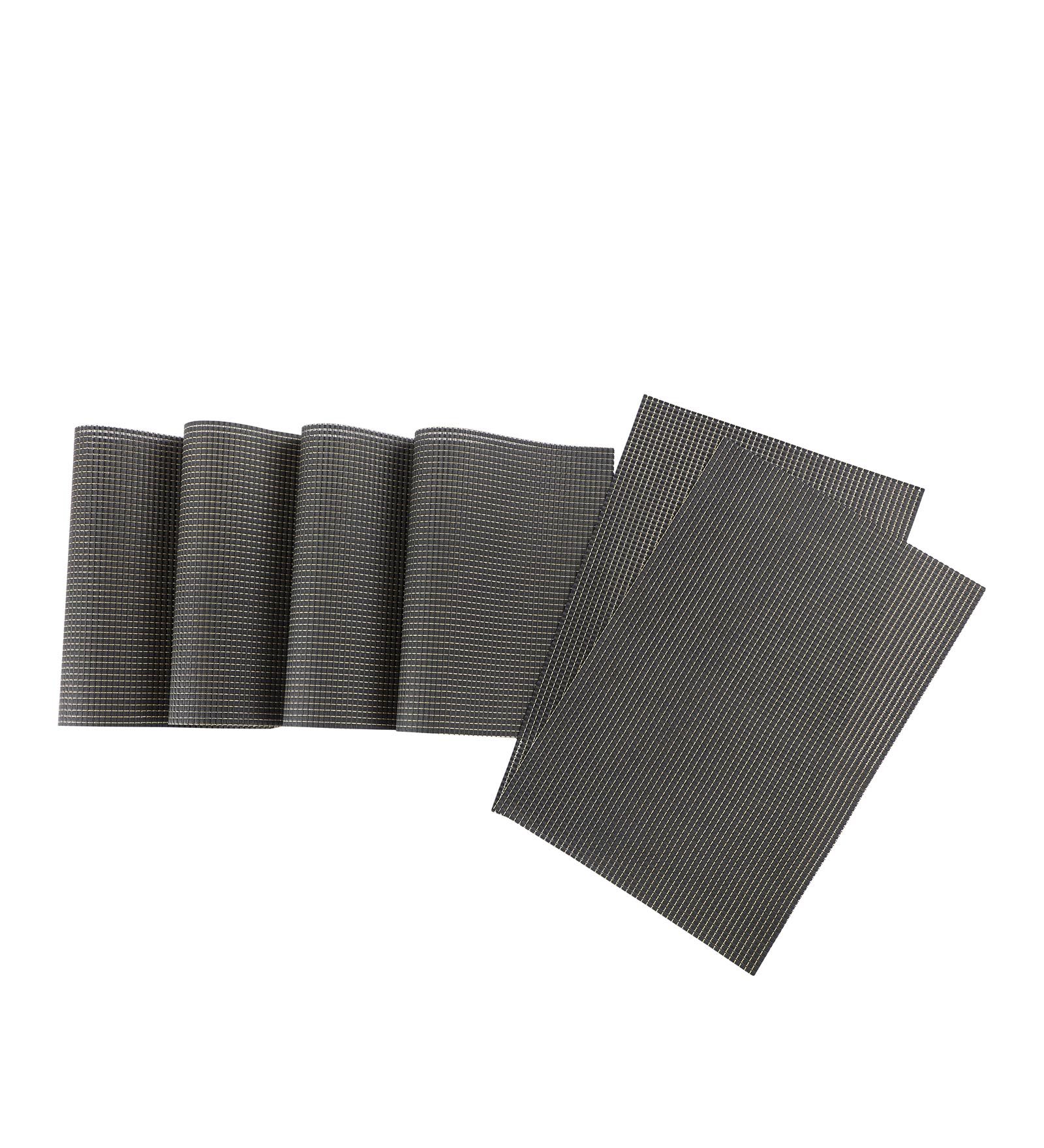 OBSESSIONS Heat Resistant and Washable Table Mat Black